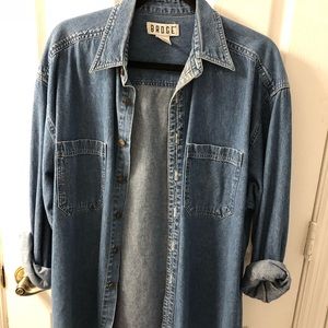 Vintage Oversized denim shirt